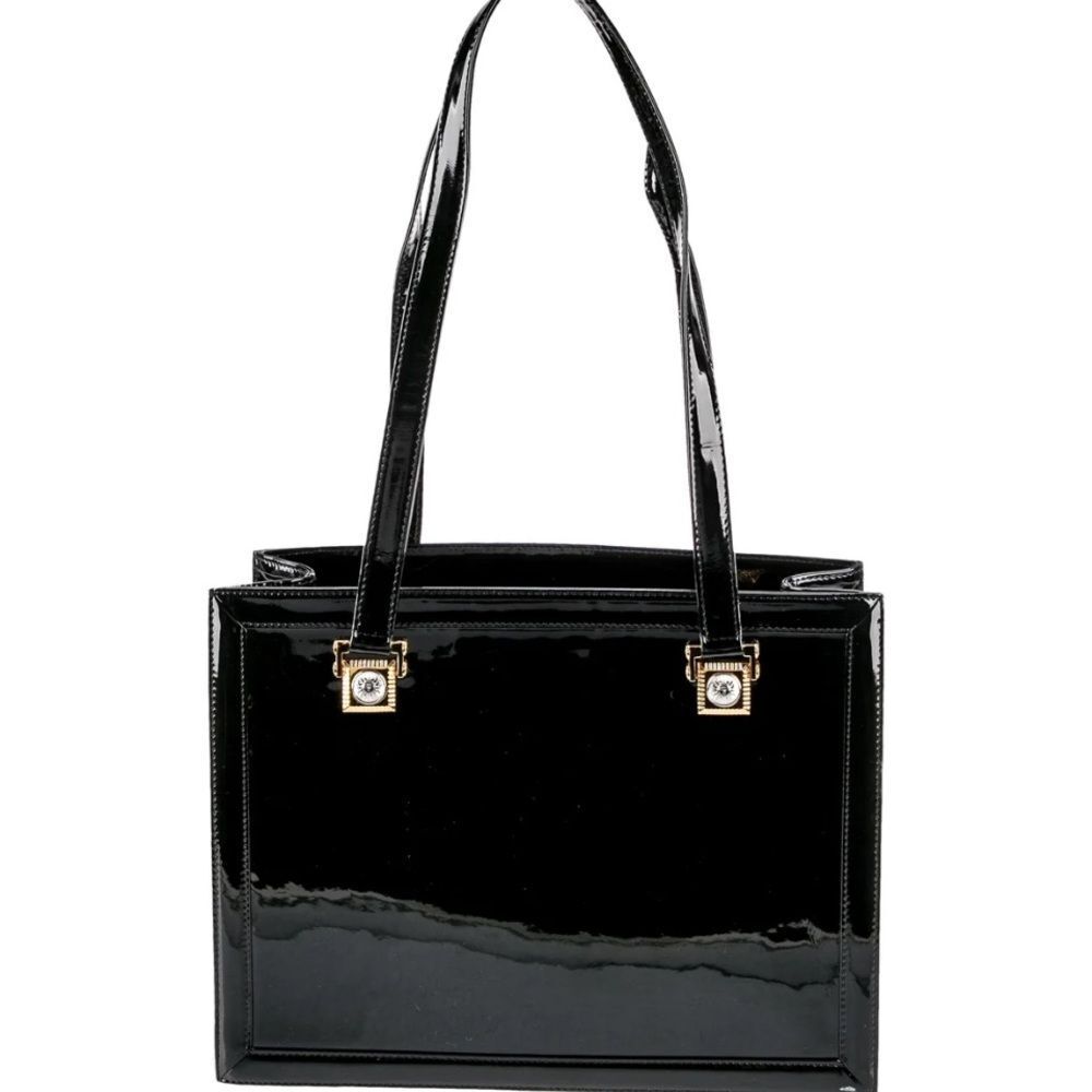 Versace ponyhair tote bag